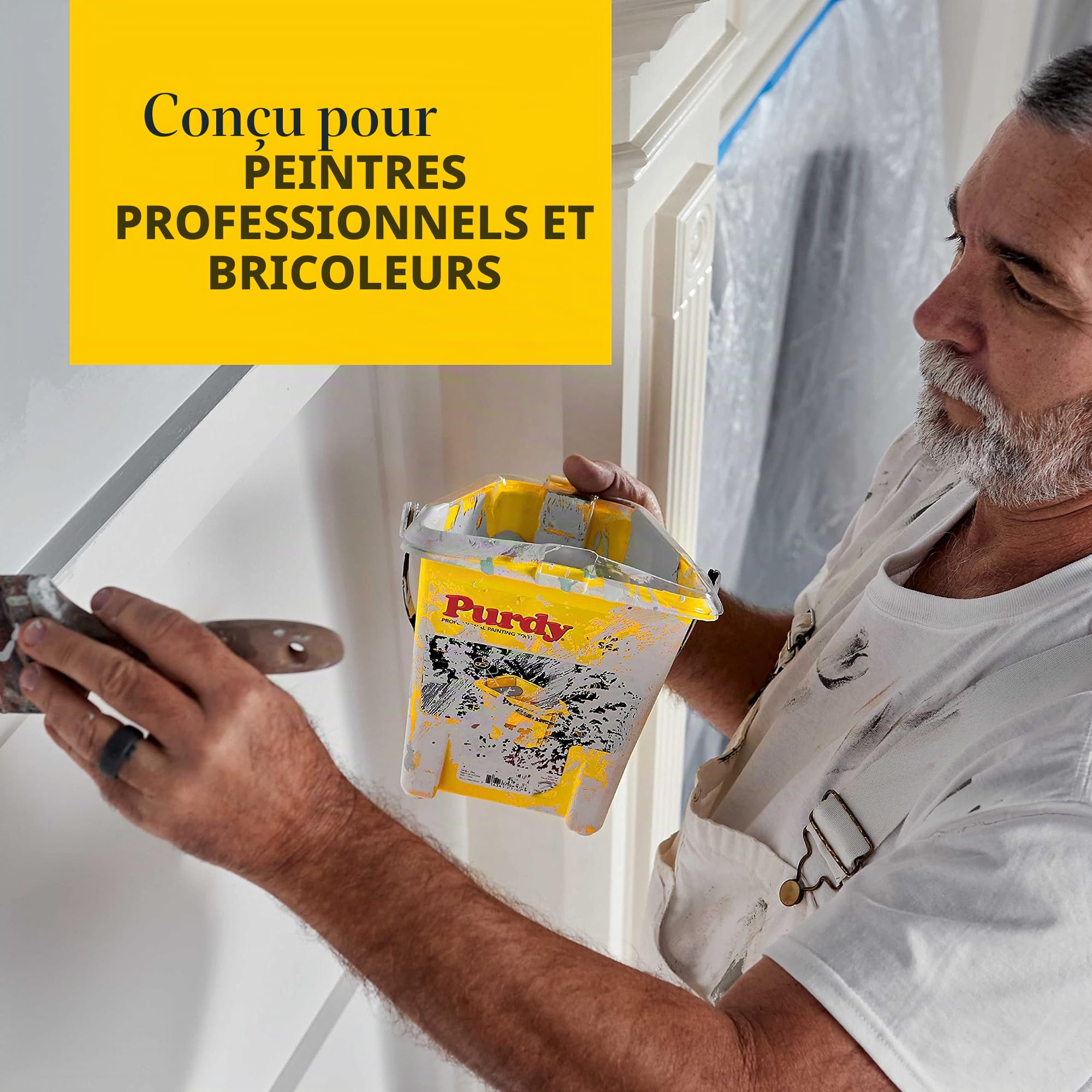 Purdy 671092 Housse de colombe Pro-Extra Blanc 9 x .38 22,9 x 0,96,5 cm