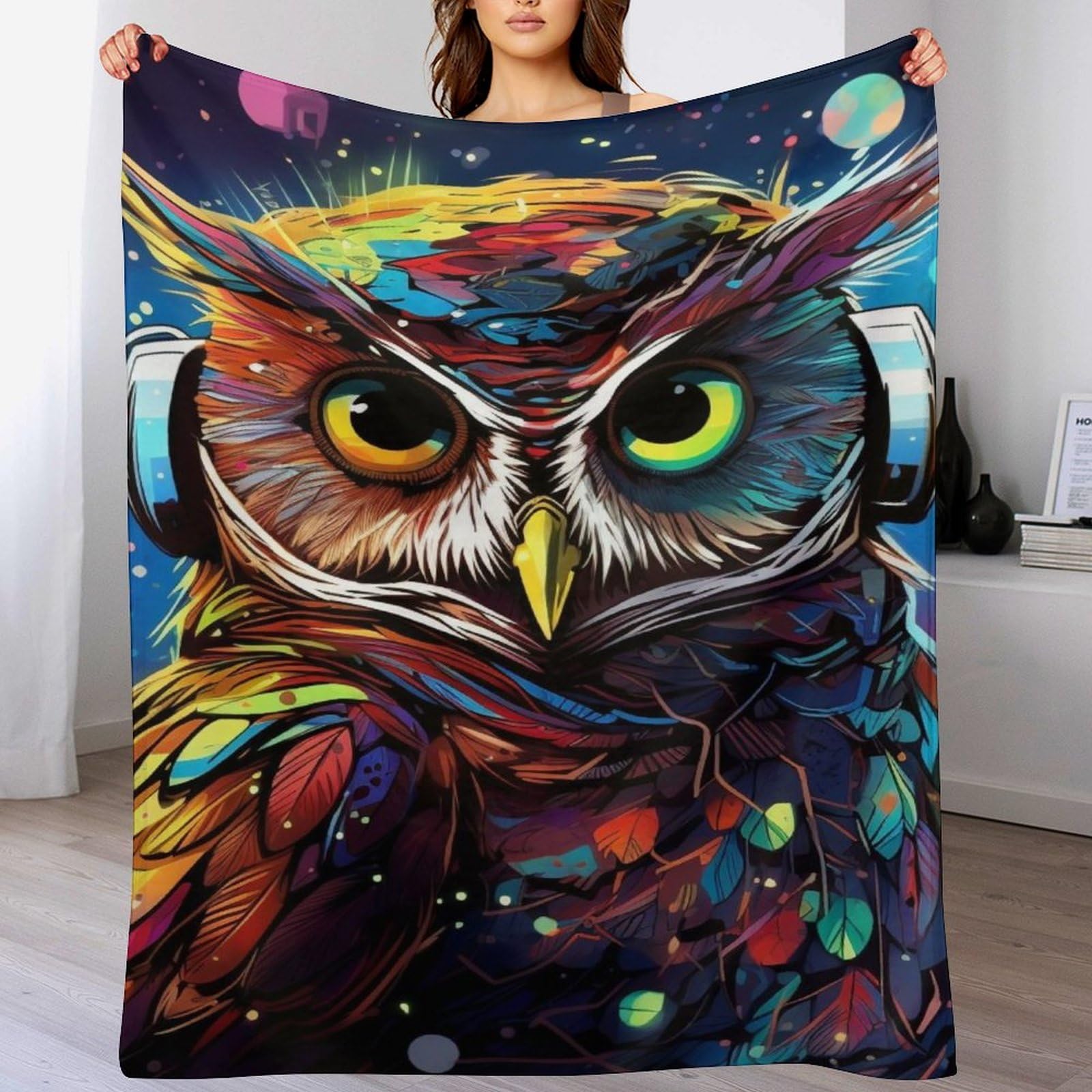 Couverture hibou entretien facile pour en finir avec les plaids rêches