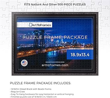 Amazon.com - ArtToFrames 18.9x13.4 INCH/48x34 CM Black Frame for