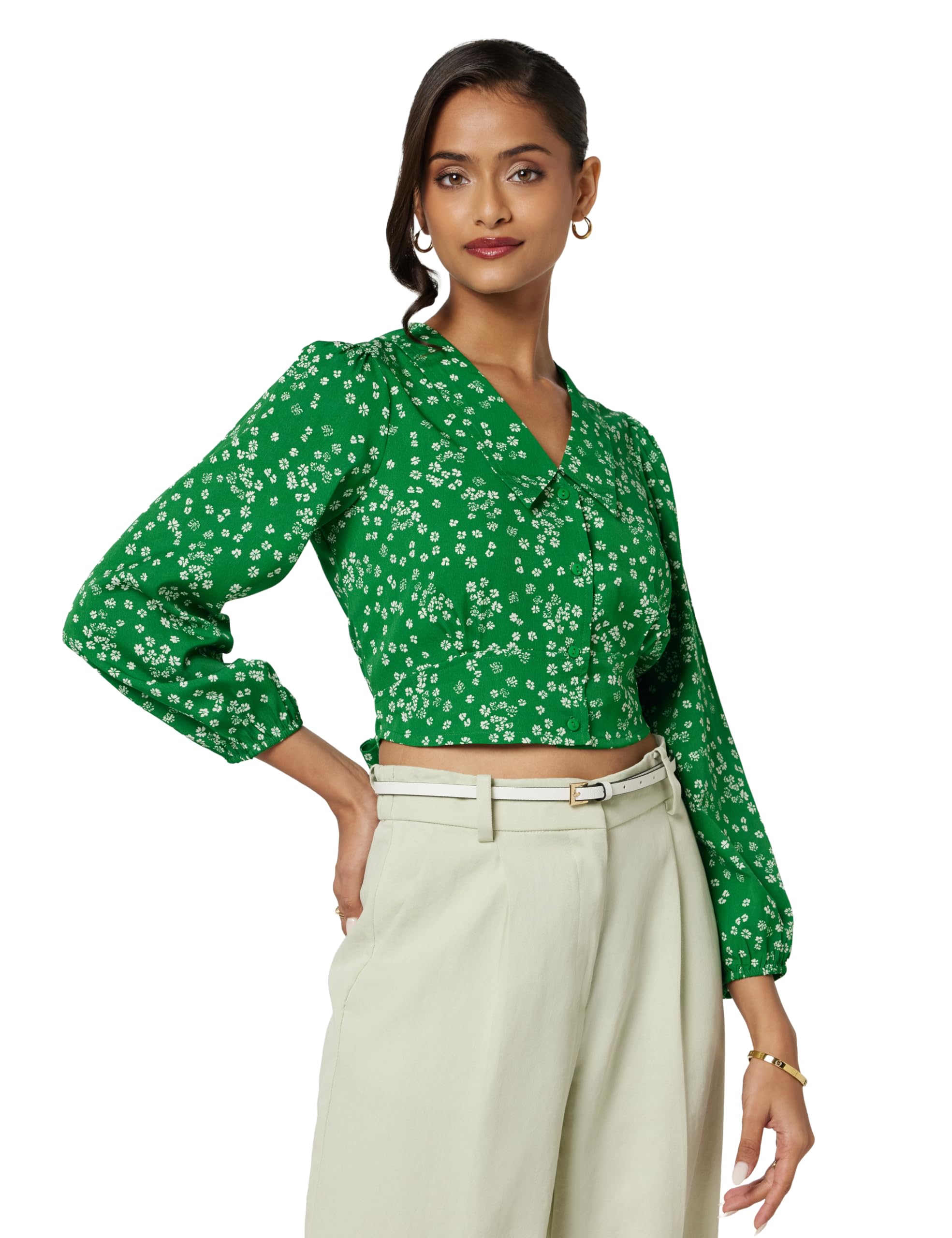 ginger Women Polyester Regular Fit Printed Top-picture-15