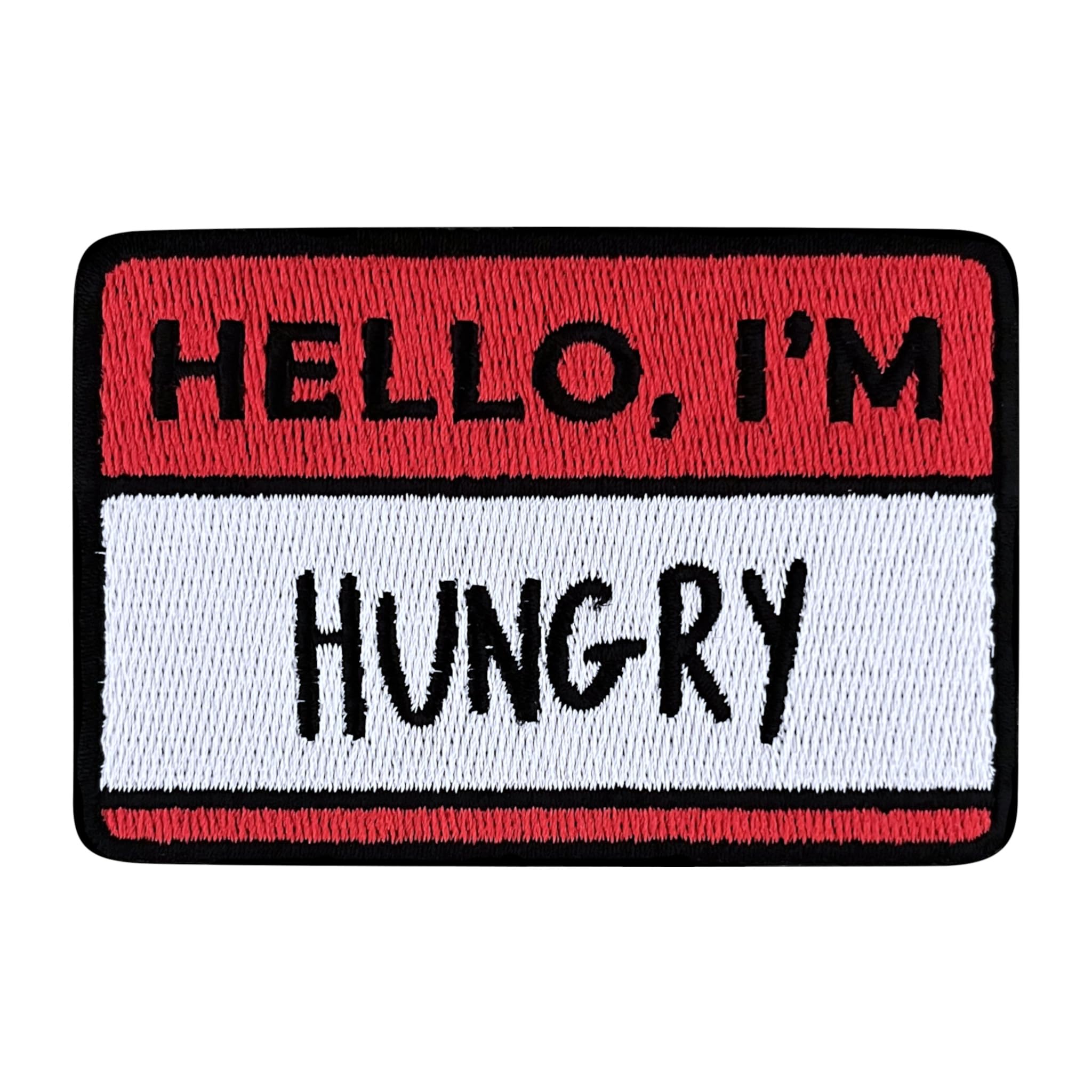 Urbanski Patch Plaque Thermocollante Hello I'm Hungry 5,5 X 8,1 Cm | Image Thermocollante Pour Application D'un Patch - France
