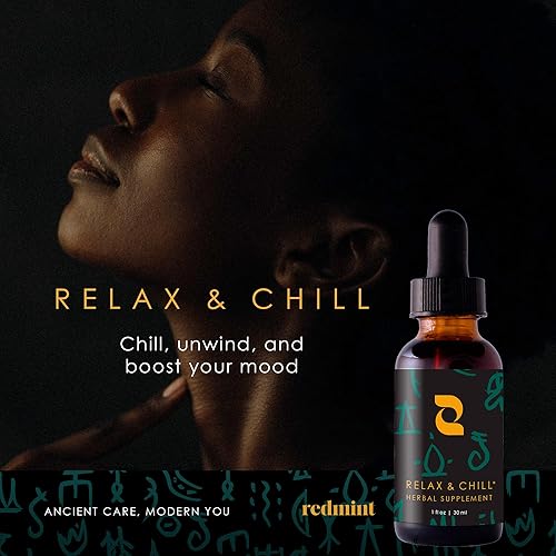 Miniatura 3 de Redmint Tintura de hierbas - Relax & Chill - Suplemento de hierbas para promover el estado de ánimo positivo y el bienestar emocional  1 onza líquida