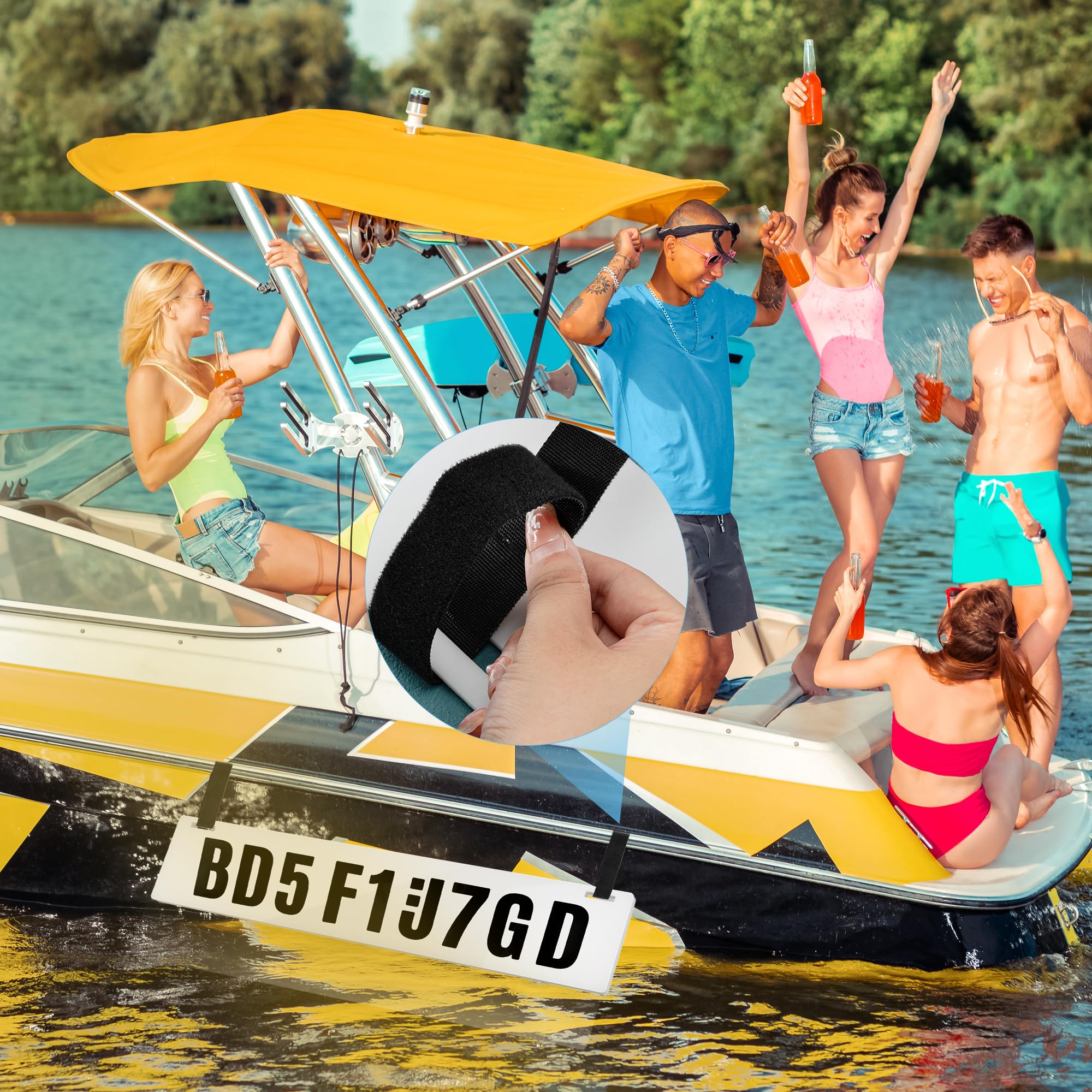 Boat Sticker Wallet Snapklik.com : Warmfarm 2 Piece Registration Sticker Plate,Boat ...