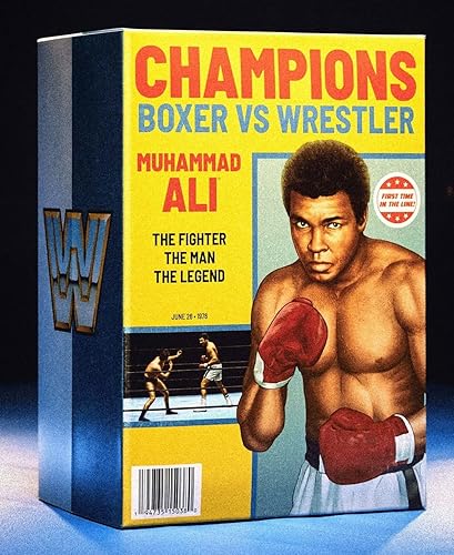 WWE Ultimate Edition SDCC 2023 - Juego exclusivo de figuras de acción de Muhammad Ali
