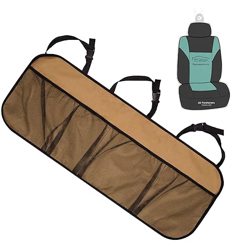 FH GROUP FH-FB036115 fundas para asientos a rayas, púrpuranegro - Para la mayoría de los autos, camiones, SUV o van, Color, BeigeNegro