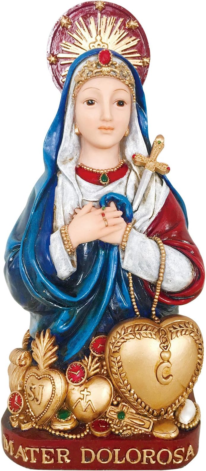 Santo Mater DOLOROSA Orisha Mater Dolorosa Estatua(6 Inch)