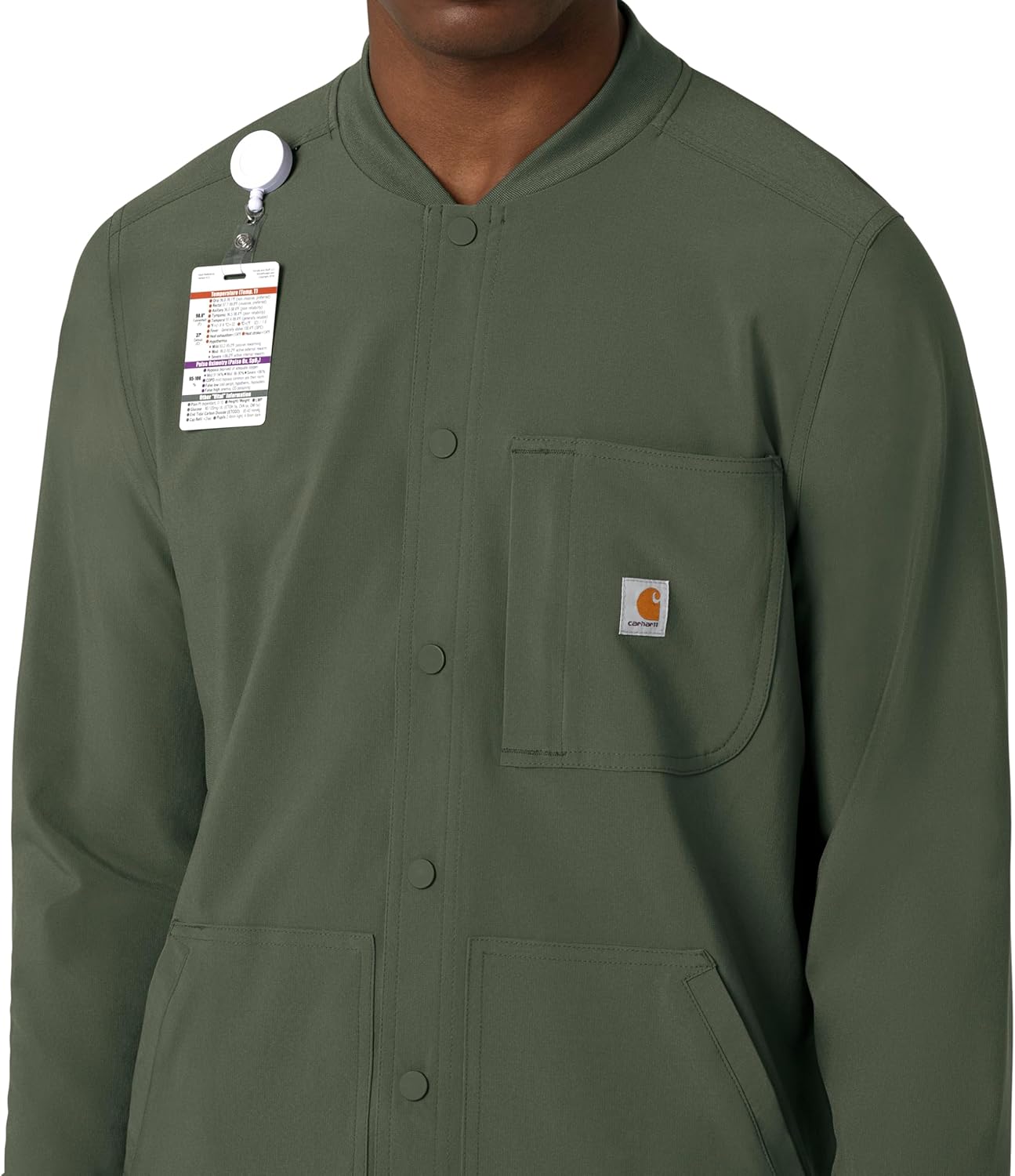 Carhartt Men's Shirt Jacket - Olive, XL - Image 12
