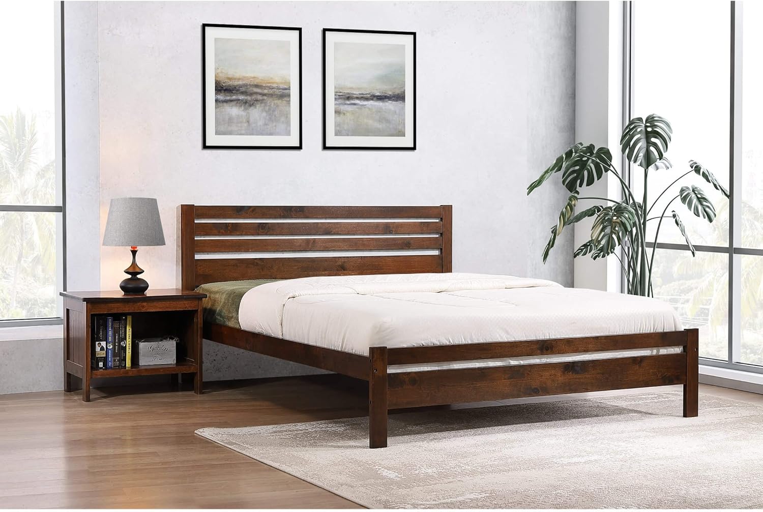 Kelsey Stores Solid Hard Wood Beds 3Ft Single 4Ft Small Double 4FT6