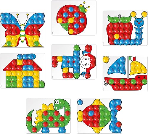 Miniatura 3 de Quercetti Fantacolor Junior - Juego de tablillas de mosaico