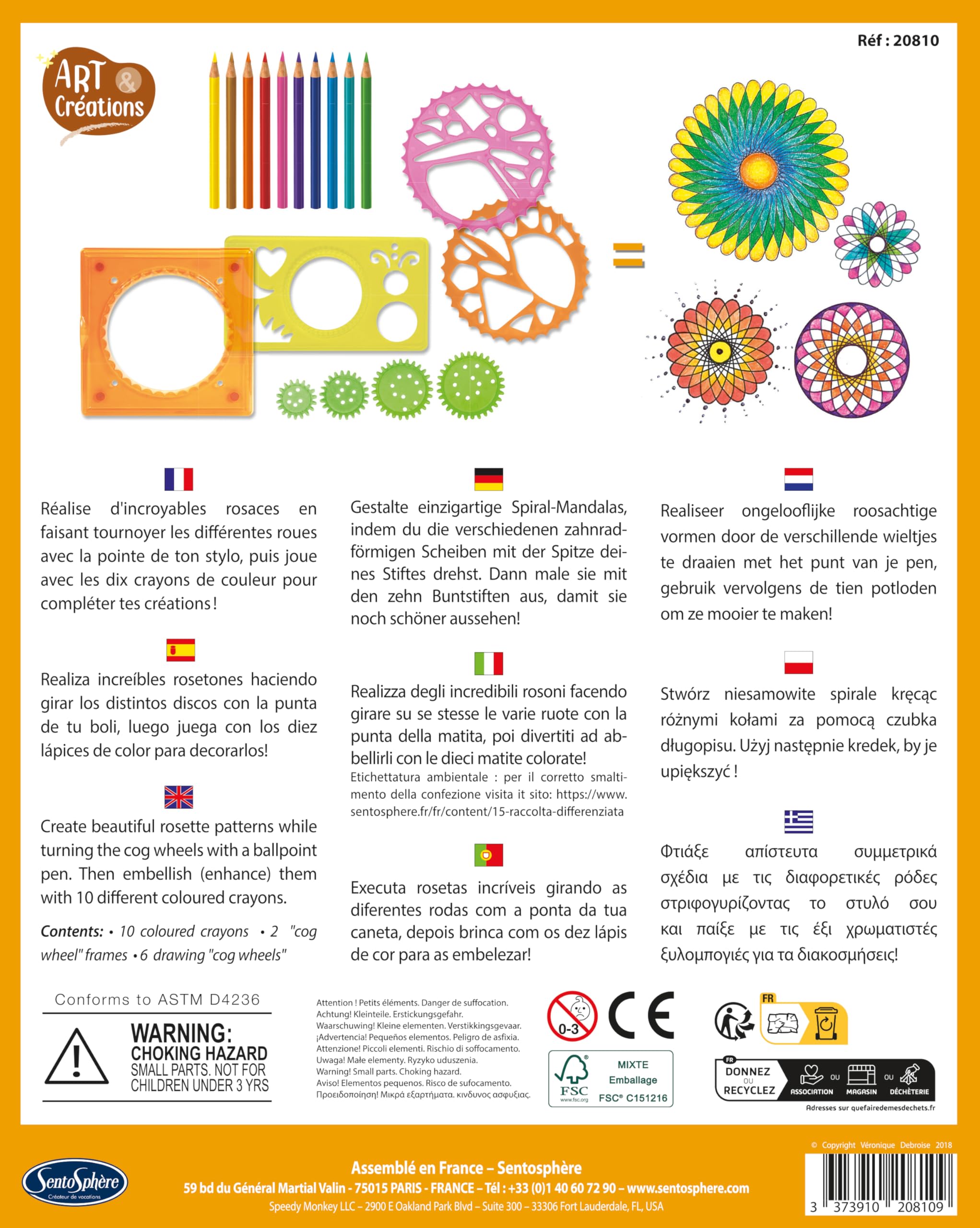 DIY Bracelets spirales - Sentosphère - Kit créatif enfant