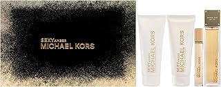 Michael Kors Sexy Amber 4 Piece Gift Set with 3.4 Oz NEW For