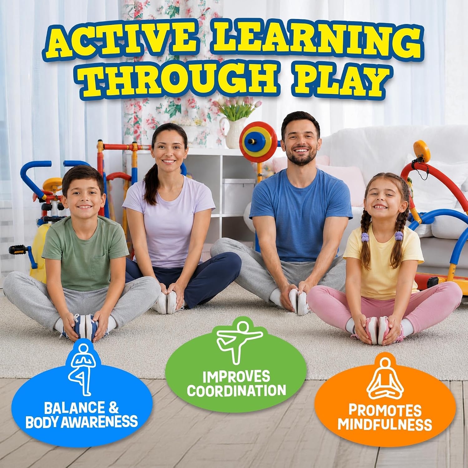 ThinkPsych Go Fish - Yoga! Card Game for Kids