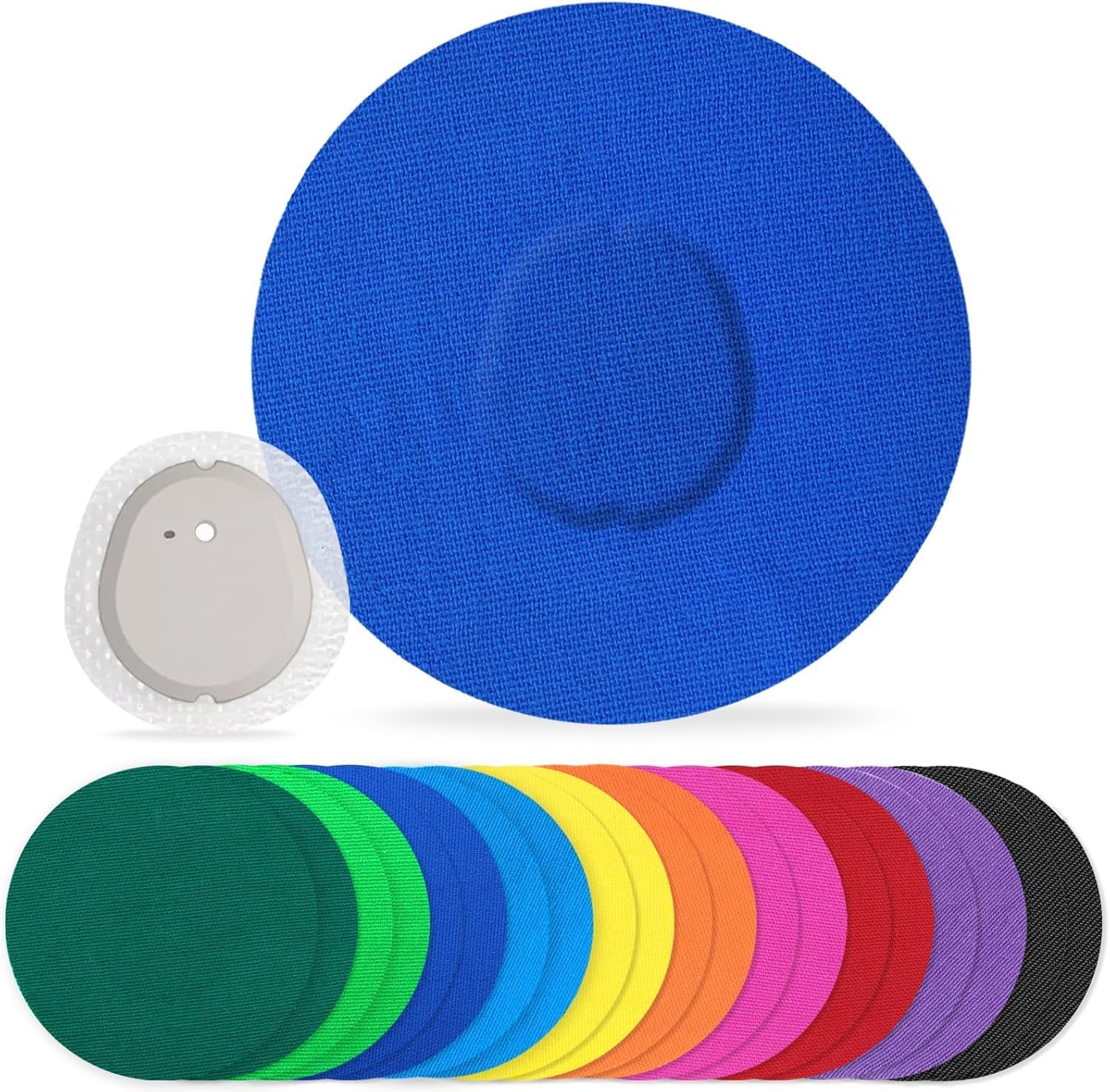 Dexcom G7 Overpatch Waterproof 20Pack Dexcom One Plus Patches Flexible Non-Glue Central Full Cover Stelo Patch Hypoallergenic & Latex-Free Stelo Patch for 10 Days Long Stay, Multi-Colored