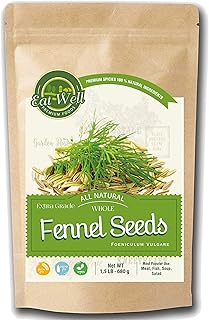 Fennel Seeds 1.5 lb - 24 oz - Bulk Whole Fennel Seed - Eat Well Premium Foods