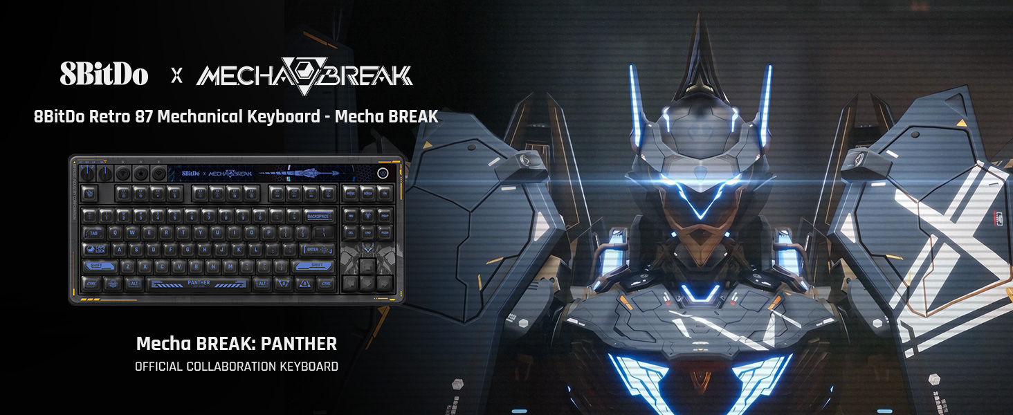 Amazon.com: 8BitDo 87 Keys Retro Mechanical Keyboard