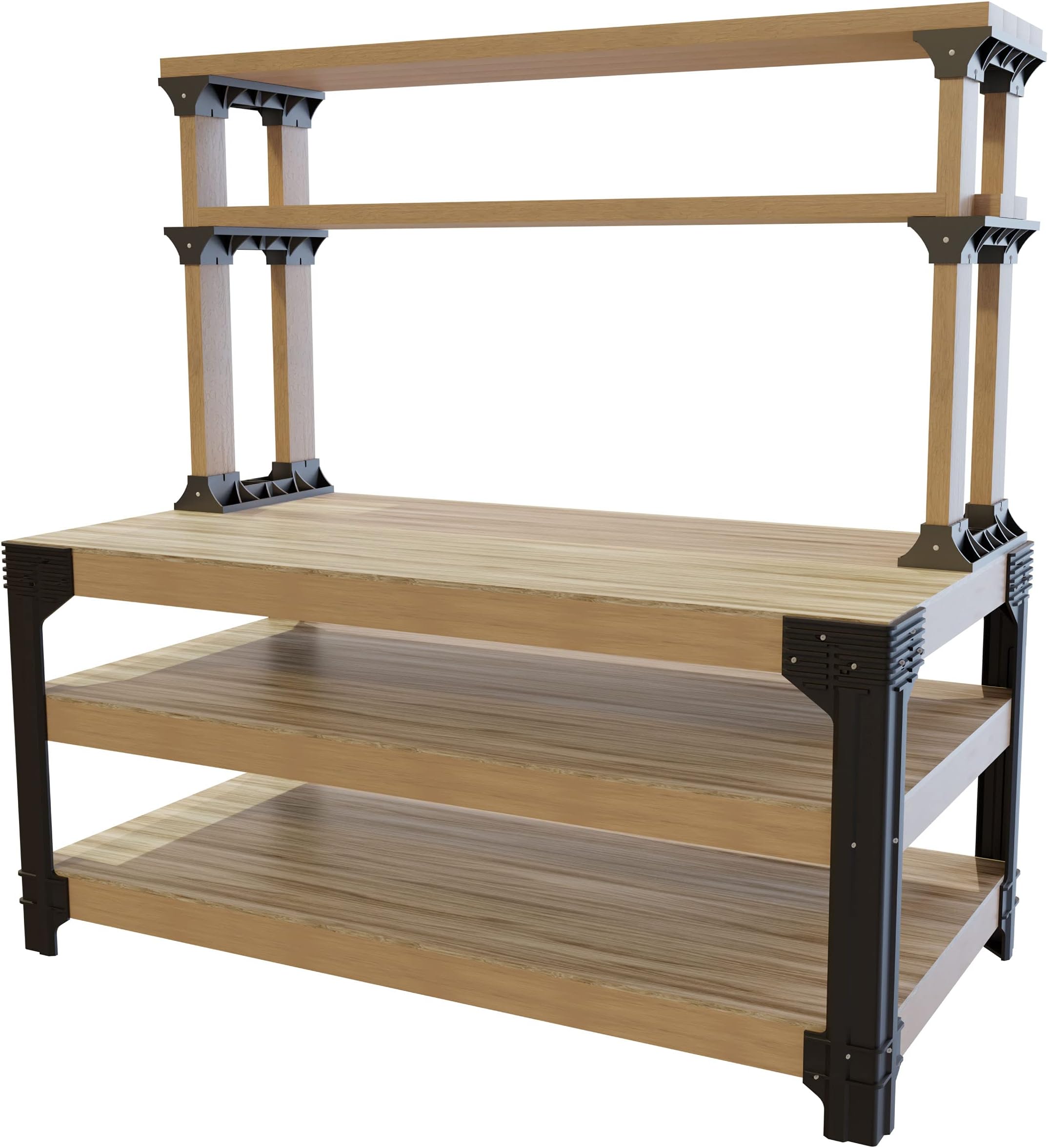 2x4basics 90164MI WorkBench Kit with ShelfLinks, Lumber not included