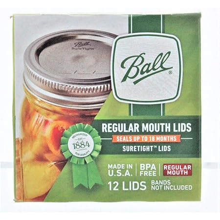Ball Regular Mouth Jar Lids 4 pack