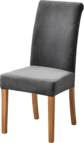 Miniatura 8 de Lalluxy - Fundas elásticas para sillas de comedor, con protección contra mascotas, fiestas, de ajuste universal, hechas de suave poliéster