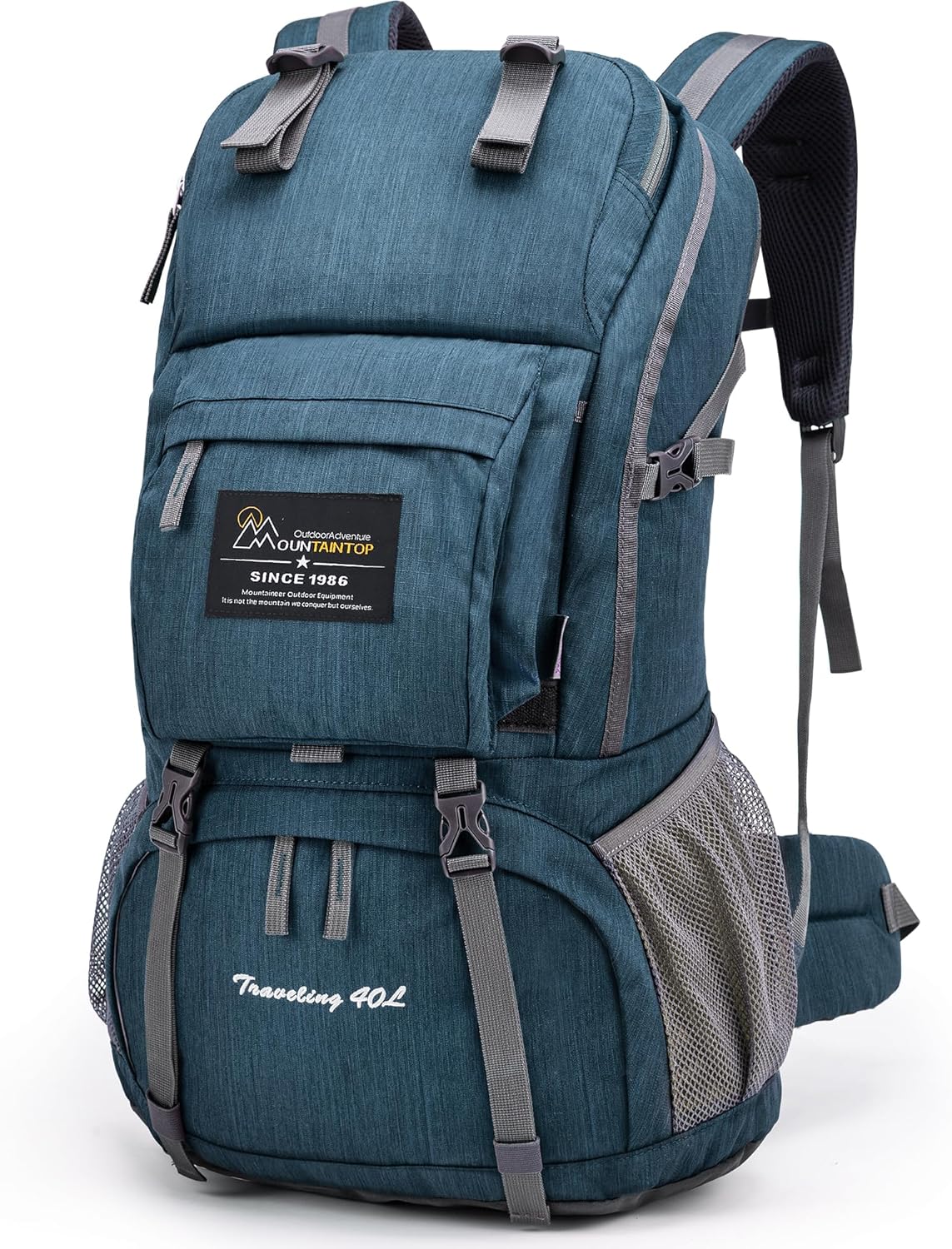 MOUNTAINTOP 40L Hiking Backpack Lightweight Travel Backpack for Men&Women Outdoor Camping Backpacking MOUNTAINTOP 40L Hiking Backpack Lightweight Travel Backpack for Men&Women Outdoor Camping Backpacking