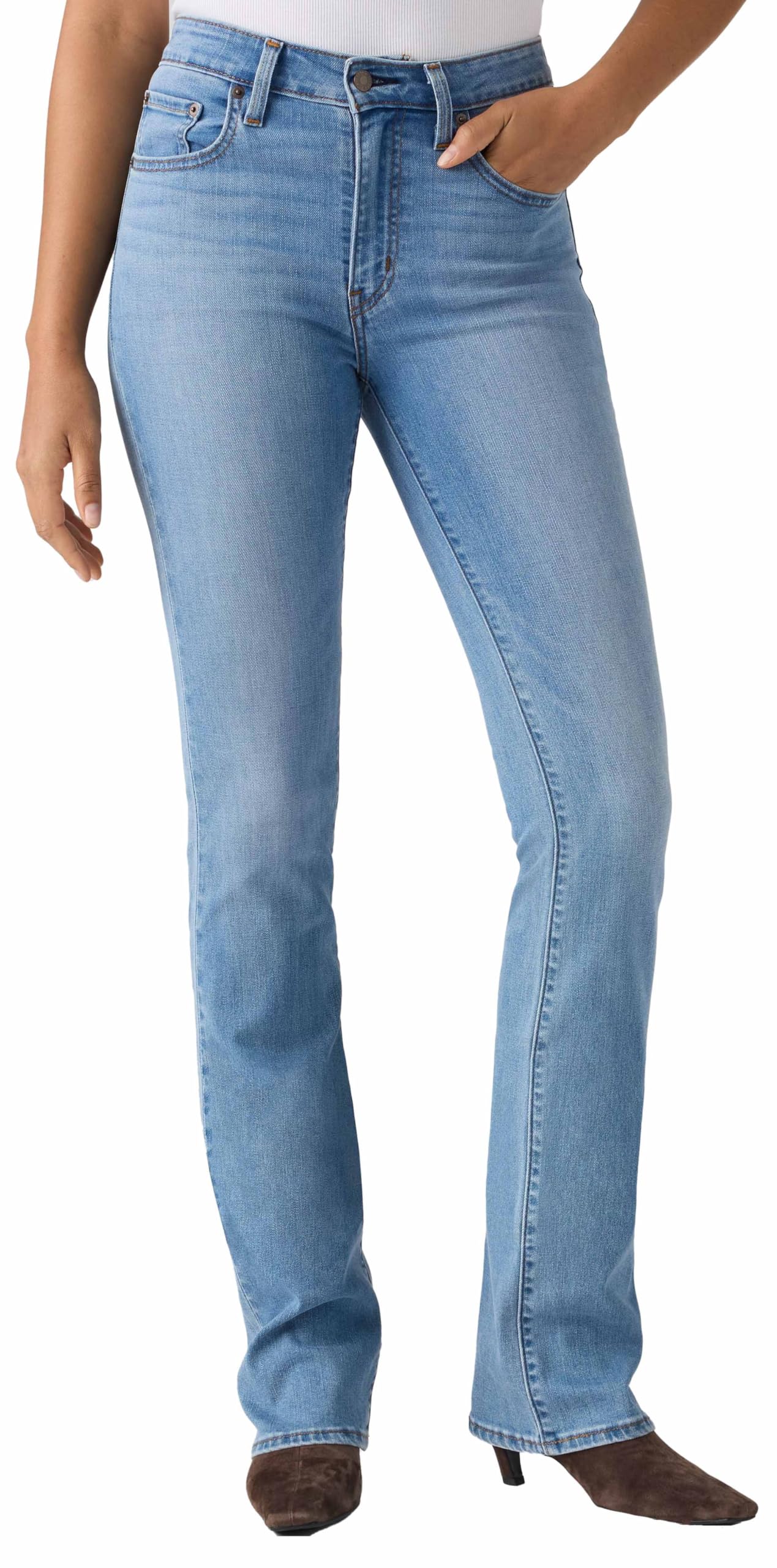 Levi's 725 High Rise Bootcut True Blue Mid – Bild 2