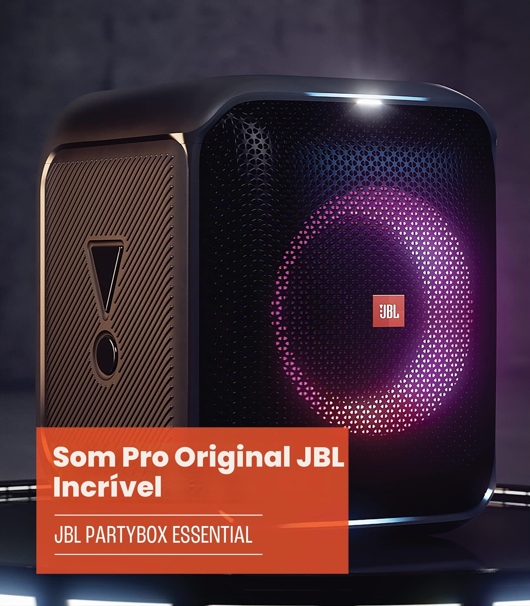JBL Partybox Encore Essential: som de 100 W, show de luz dinâmico