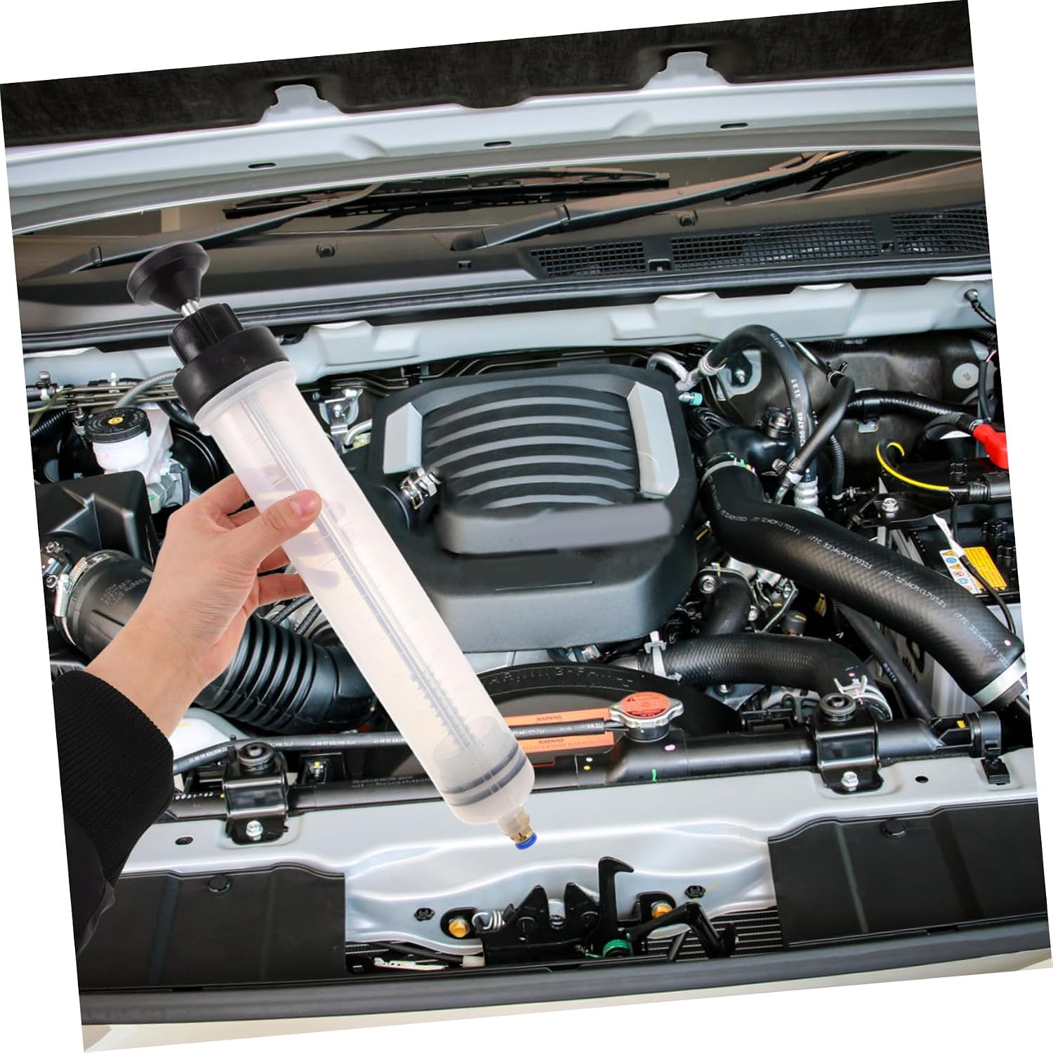 Automotive Fluid Transfer Pump Kit Manual for Fluid Change Brake Changer Tool with Hose Durable Design for Versatile Use Vehicle Maintenance