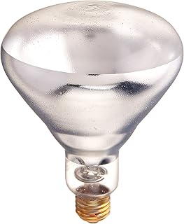 Halco Lighting Technologies BR40CL125/1/CSTF PAR20FL7/930/W/LED 90320 Covershield BR40 125W Coated Heat Lamp E26 HLT Incandescent Bulbs