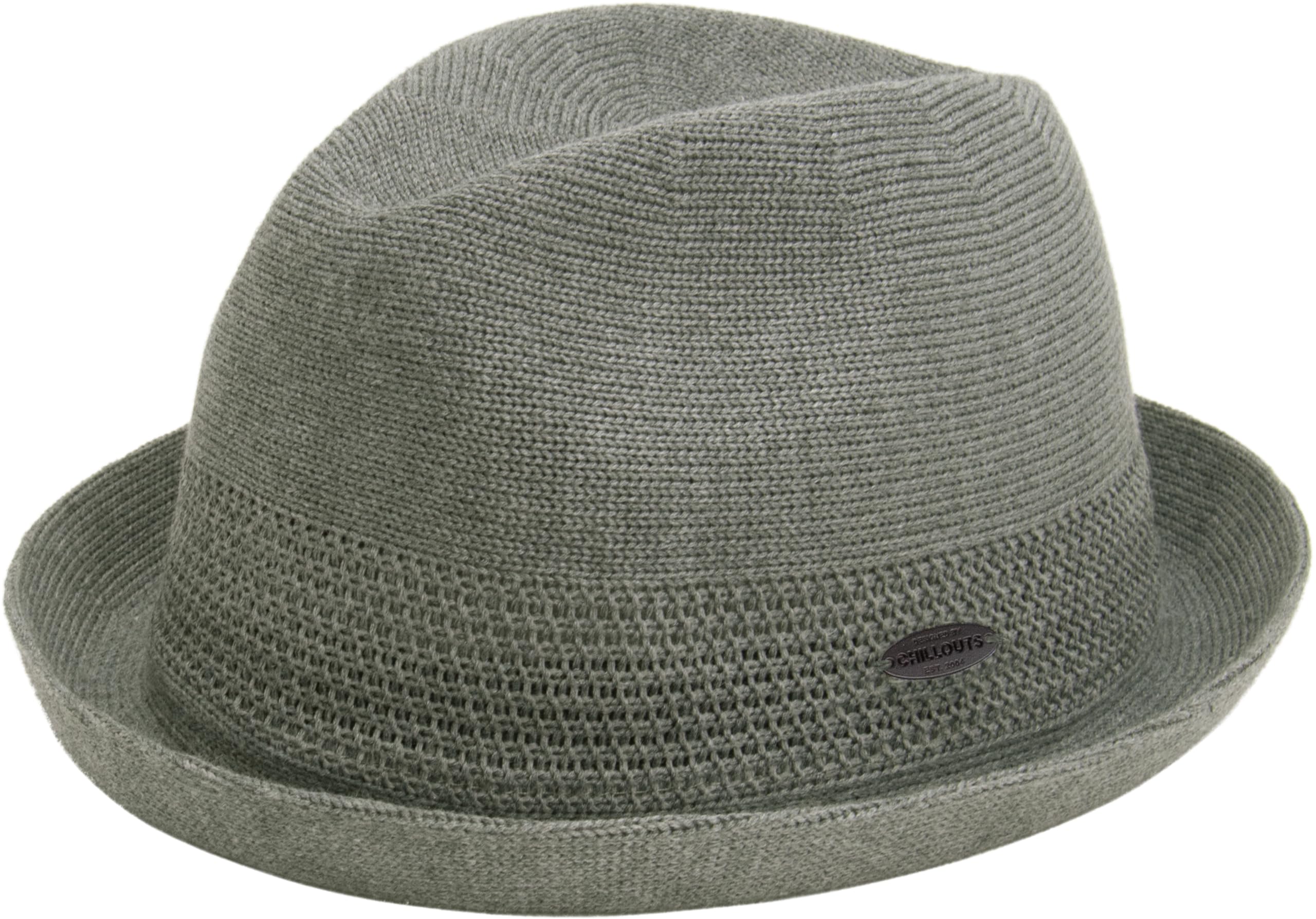 CHILLOUTS Yalea Player Cloth Hat Men - Linen Sun Beach Spring-Summer Summer - L/XL (58-60 cm) Grey