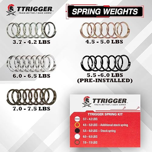 Miniatura 4 de TTRIGGER Glock Dry Fire Training 0354in 40 357 22 45 compatible con Fire Mag con kit de resorte práctica de disparo en seco con simulación audible y