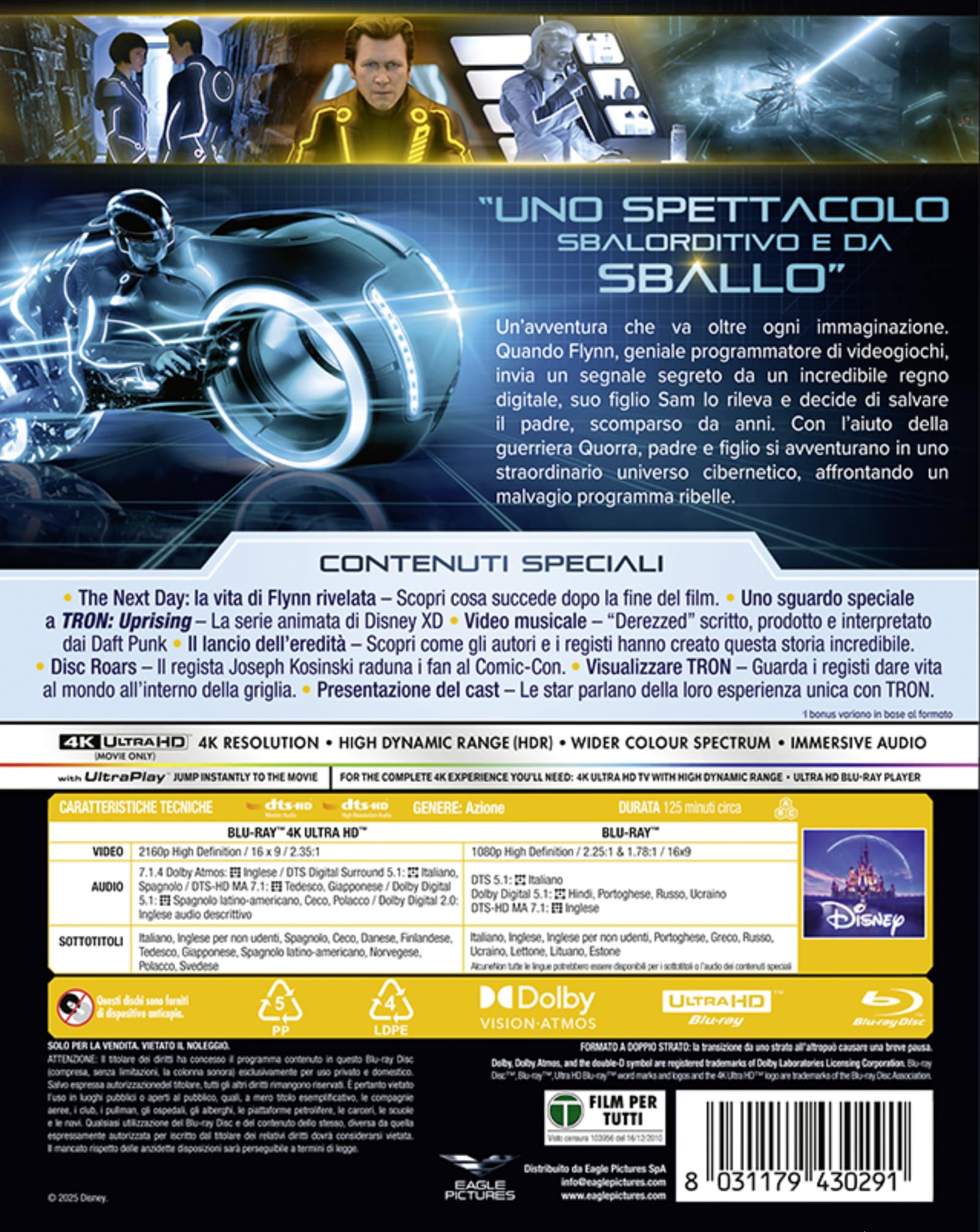 Tron: Legacy - 4K (4K Uhd + Bd Hd)