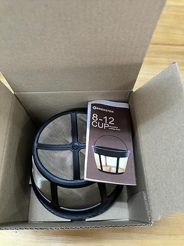 Miniatura 5 de Cesta de filtro reutilizable de 8 a 12 tazas con parte inferior de malla, para cafetera y cafetera, repuesto permanente para filtros Mr Coffee en