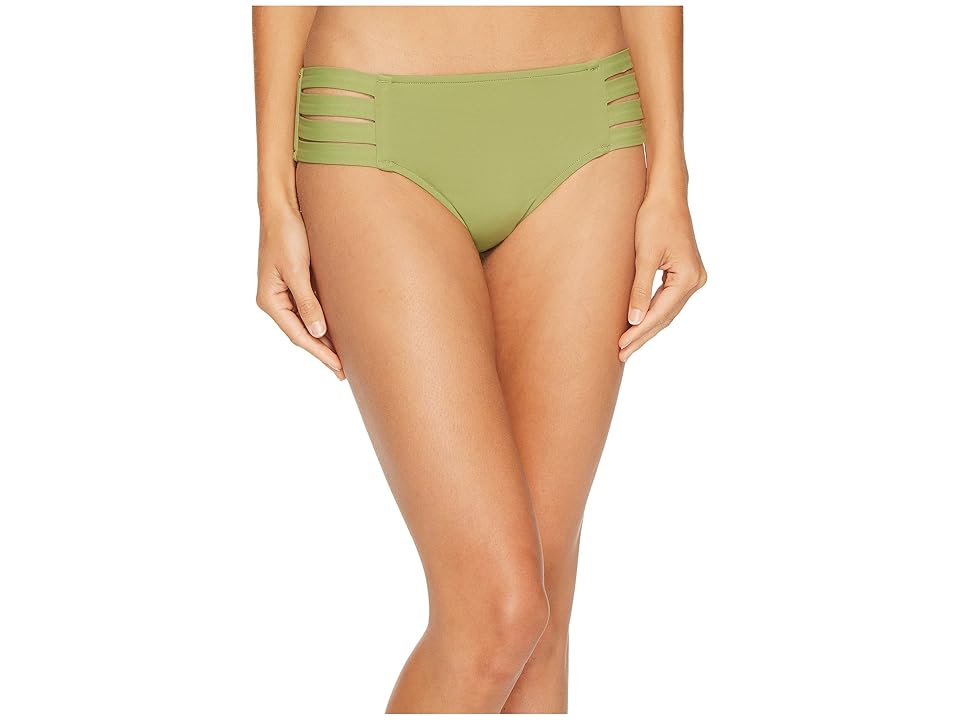 

Seafolly Fastlane Active Multi Strap Hipster Bottoms (Moss) Women's Swimwear