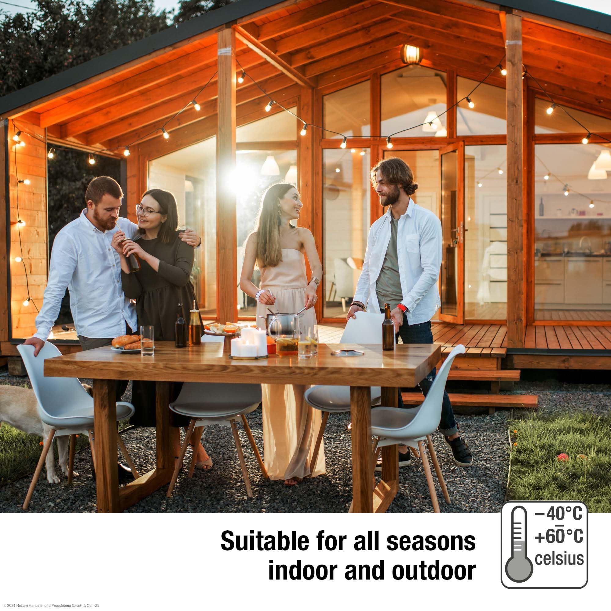 Hellum e27 Lampadina a goccia LED, lampadina e27 4,5 W, LED trasparente, 470 lumen bianco caldo, set da 10 mini lampade, bianco caldo, mini bulbo, 220445