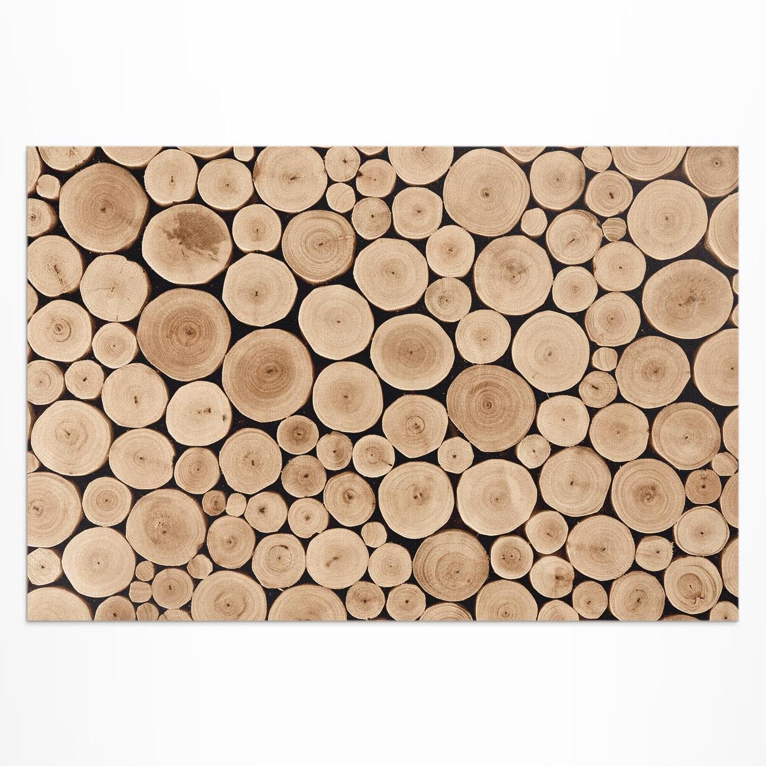 Tapis de sol vinyle rectangle imperméable pour protéger et décorer le balcon