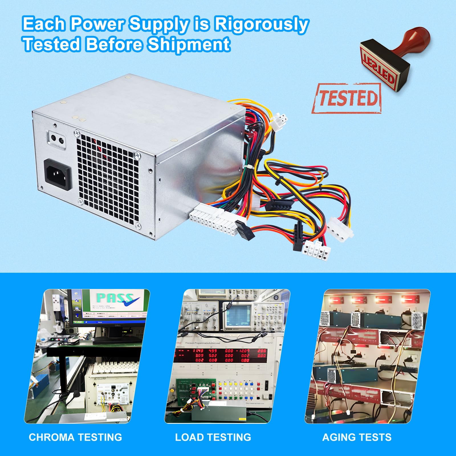 S-Union UPGRADED DPS-350AB-20A 350W ATX Netzteil PSU Kompatibel mit HP ProLiant ML310e G8 671310-001 686761-001 DPS-350AB-20A Netzteil