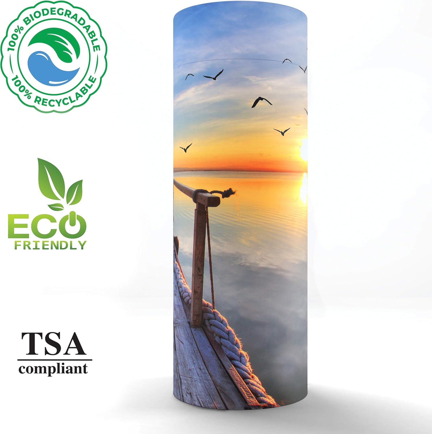 Dock of The Bay Scattering Tubes for Human Ashes TSA Approved Scattering Urn and Eco-Friendly Biodegradable Urns for Human Ashes & Biodegradable Urn for Burial at Sea - Image 2