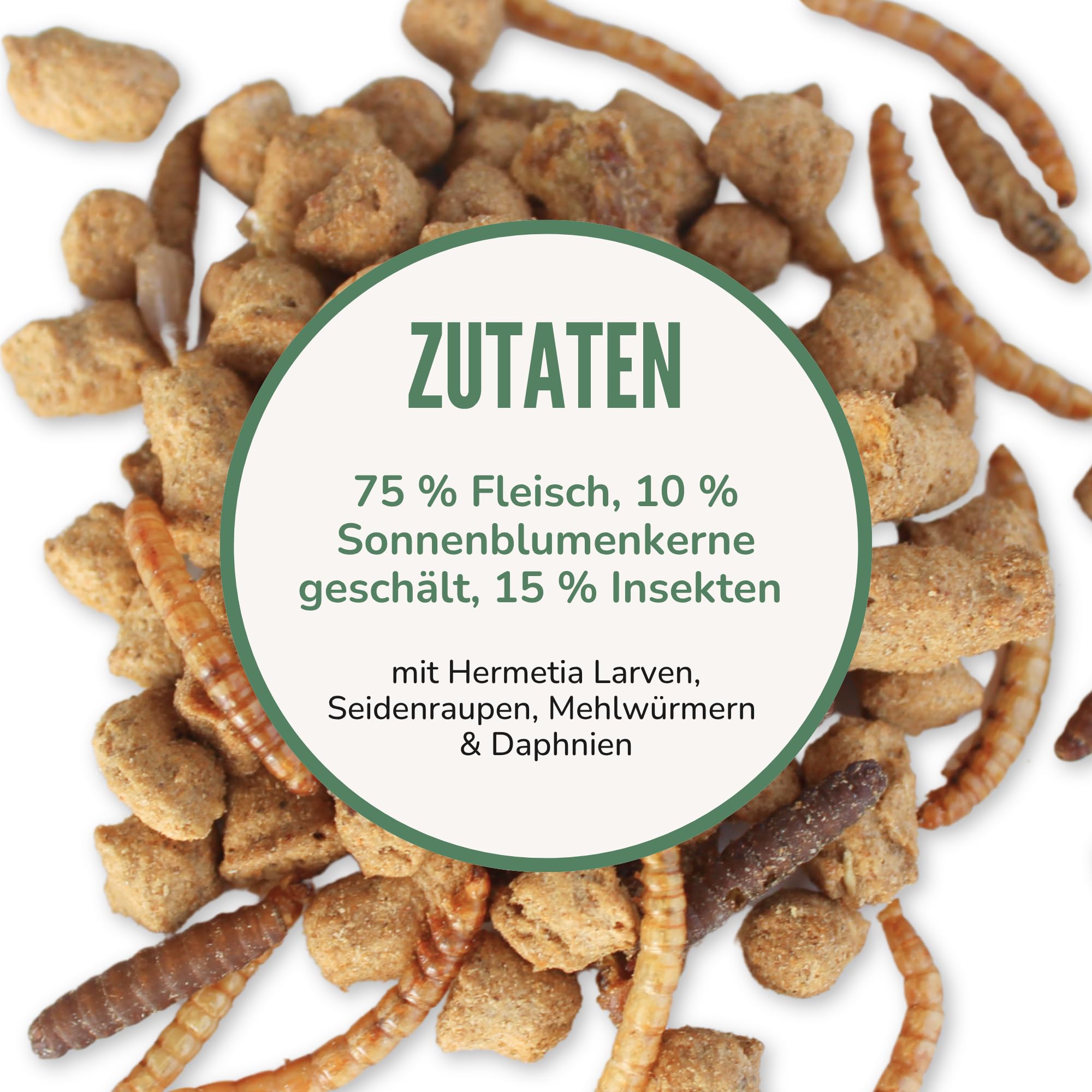 Orni Igelfutter mit Insekten ohne Getreide | 5kg |Alleinfutter für Igel | Artgerecht | getreidefrei | Trockenfutter mit Mehlwürmer Seidenraupen und hohem Fleischanteil