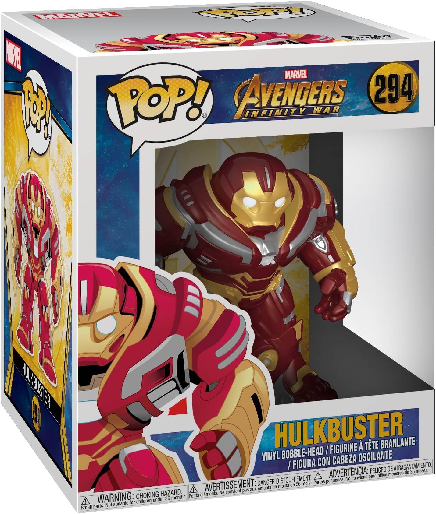 Pop! Marvel: Avengers Infinity War 6" Hulk Buster Figure, Multicolor