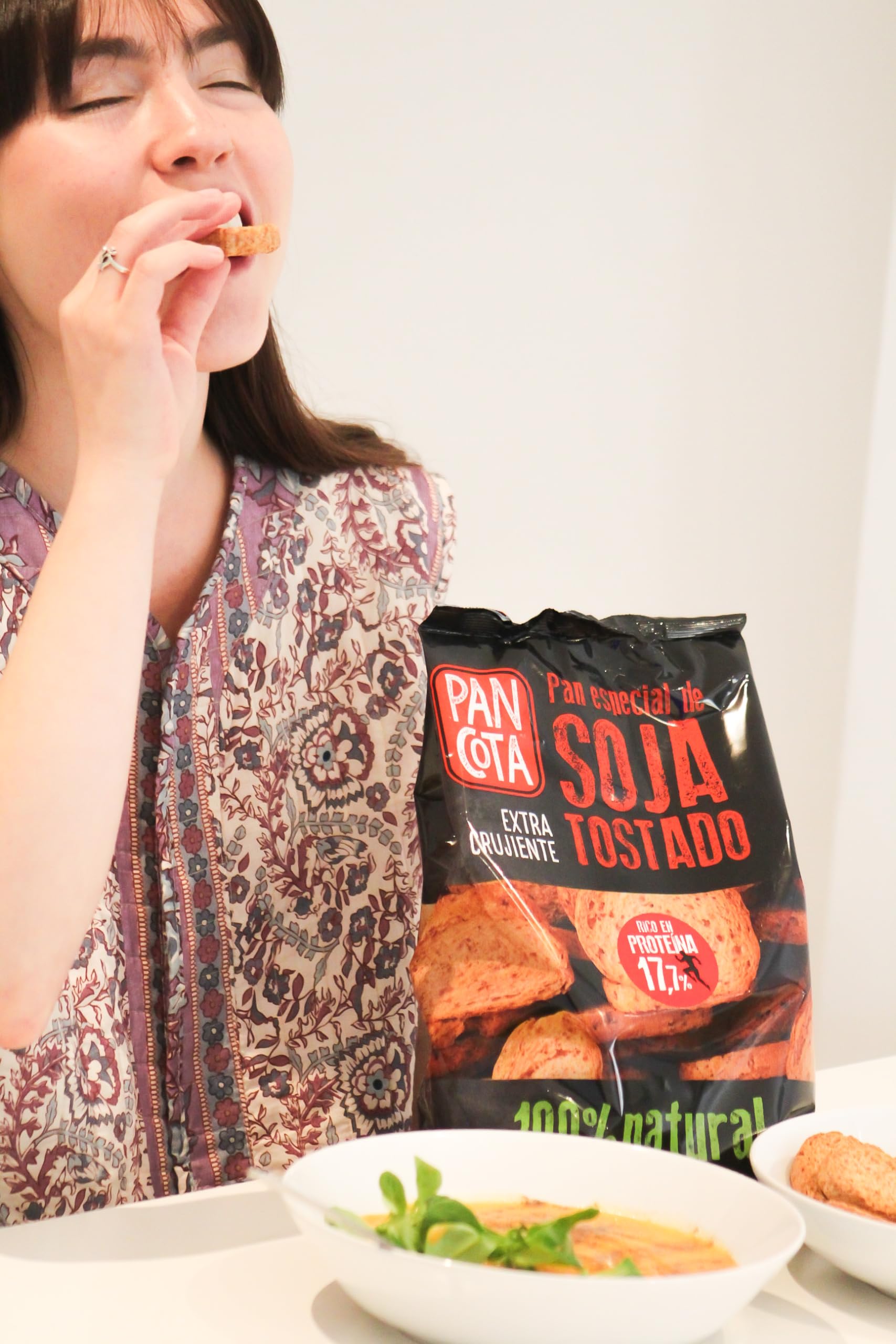 Pan Especial de Soja Tostado de Pan Cota (caja con 14 bolsas)
