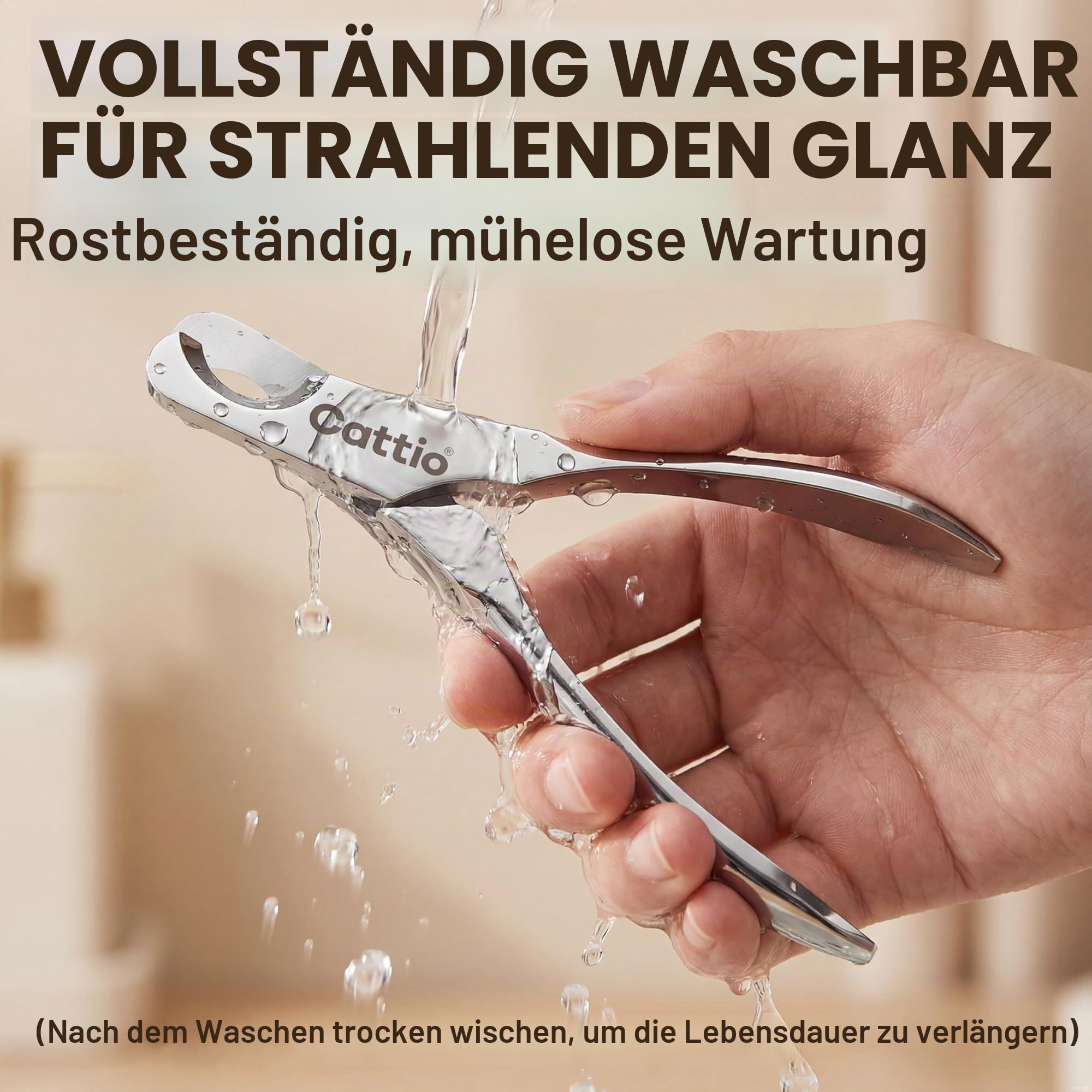 Professioneller Nagelknipser für große Hunde – scharf, langlebig und sicher. Robuster Haustier-Nagelschneider mit ergonomischem Design. Hunde-Nagelschneider (Hundeklauenknipser-Set (Glänzend))