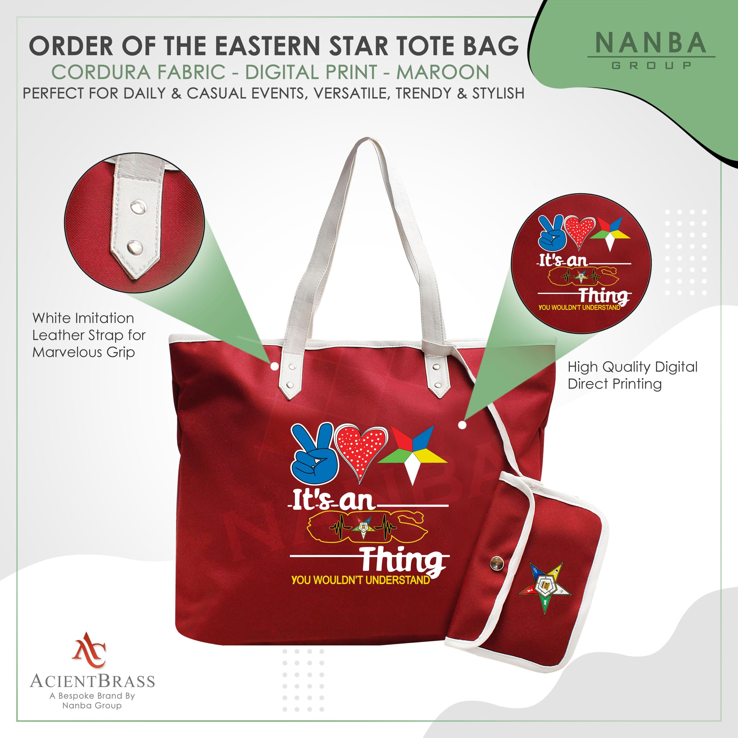 Order of the Eastern Star Tote Bag - It's an OES Thing Design Shoulder Bag