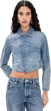 FRAME Womens The Small Denim Jacket