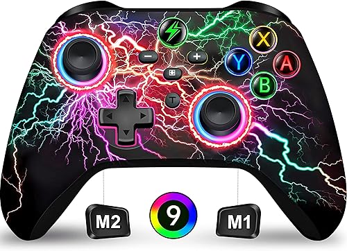 Controlador inalámbrico Switch Pro para Nintendo Switch ControllerSwitch LiteSwitch OLED, luz LED multiplataforma Windows PC IOS Android Switch