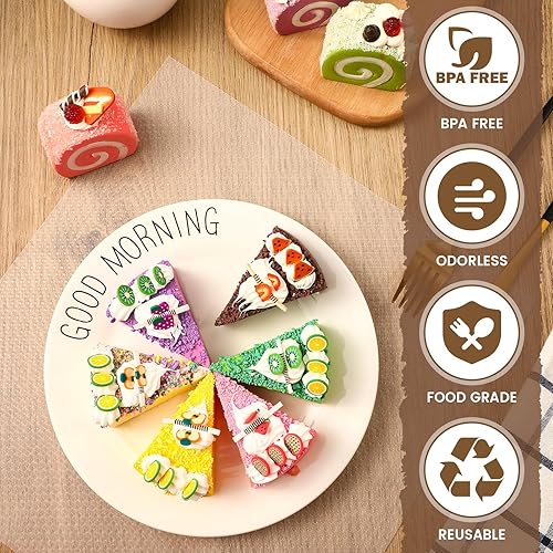 Miniatura 6 de Roshtia Revestimiento antideslizante para gabinetes, 12 x 100 pies, forro de cajón no adhesivo, lavable, a prueba de aceite, almohadillas para