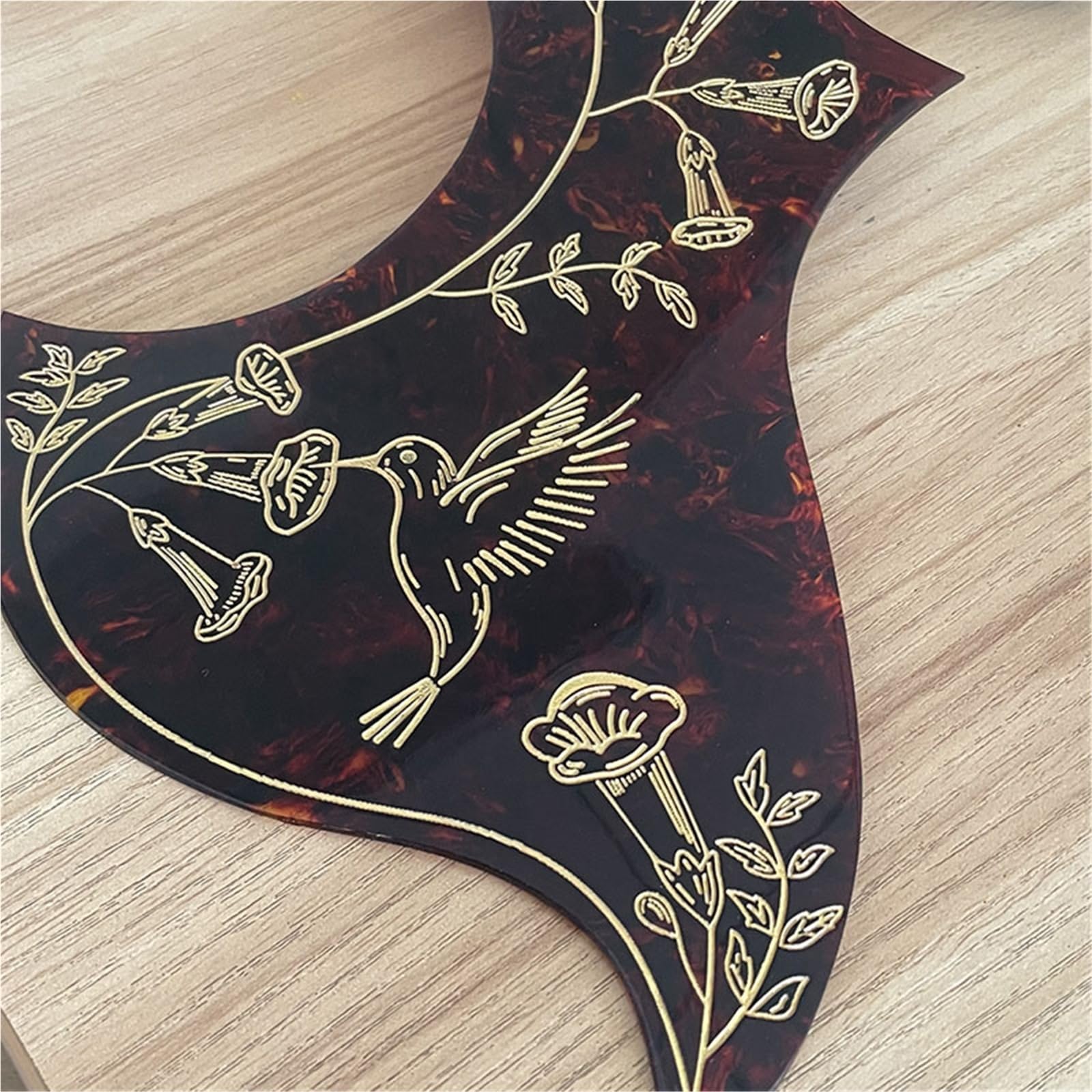 Acoustic Guitar Pickguard Battipenna per chitarra folk stile inciso Accessori per chitarra