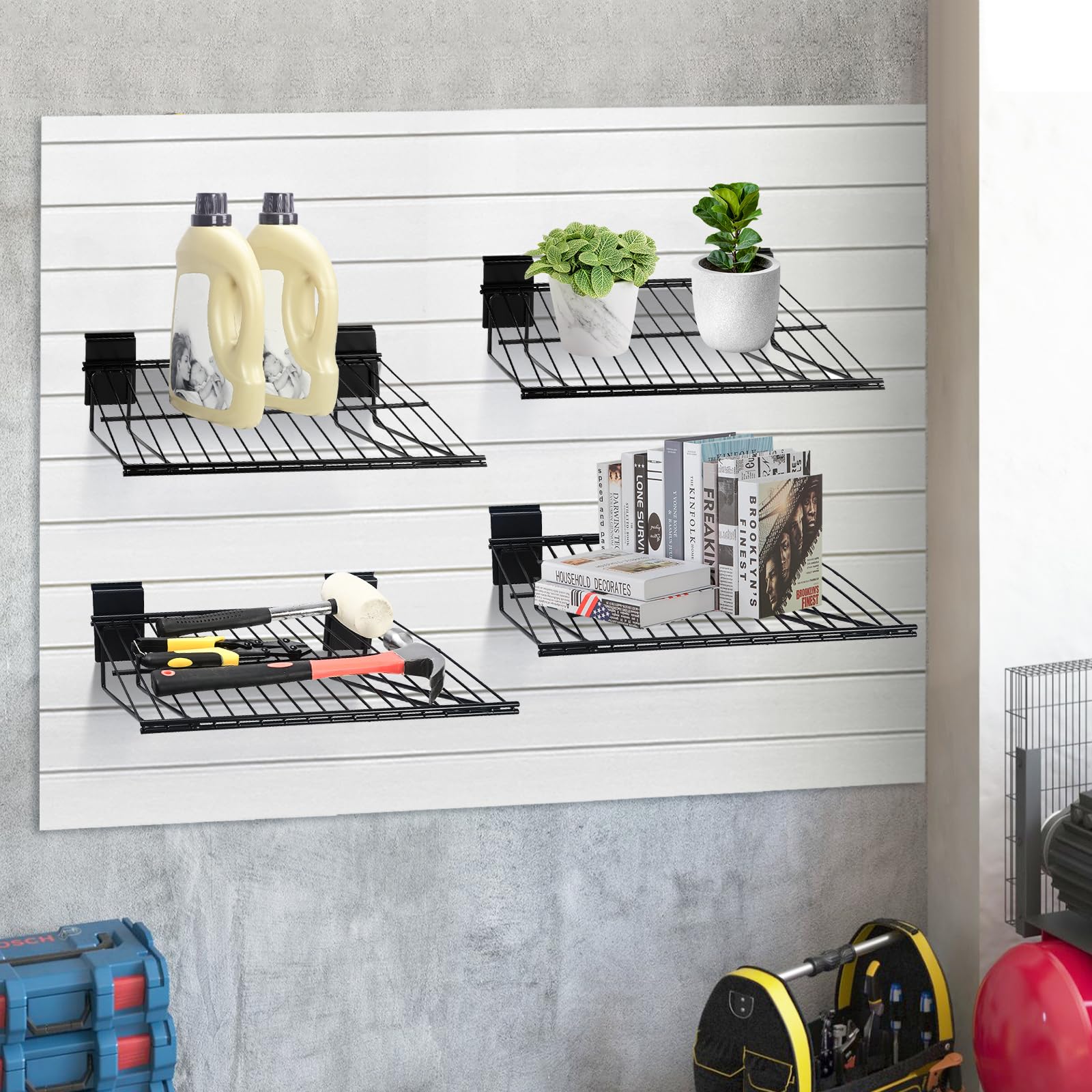 Snapklik.com : PYBTOOL Slatwall Shelves, Slatwall Accessories, Slat