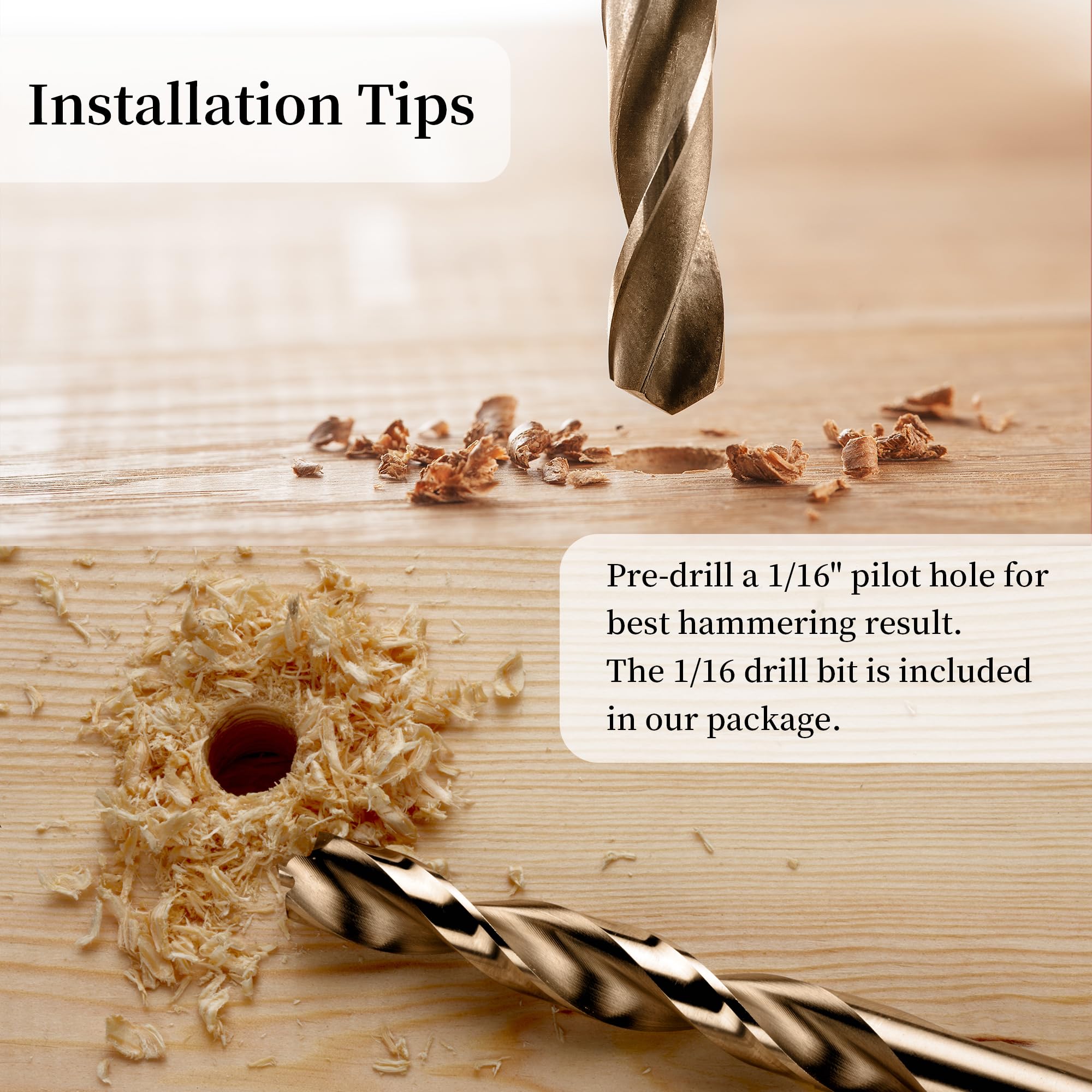 Pure Copper Roofing Nails - 120 Pcs with Drill Bit -3 Pure Copper Roofing Nails - 120 Pcs with Drill Bit -3