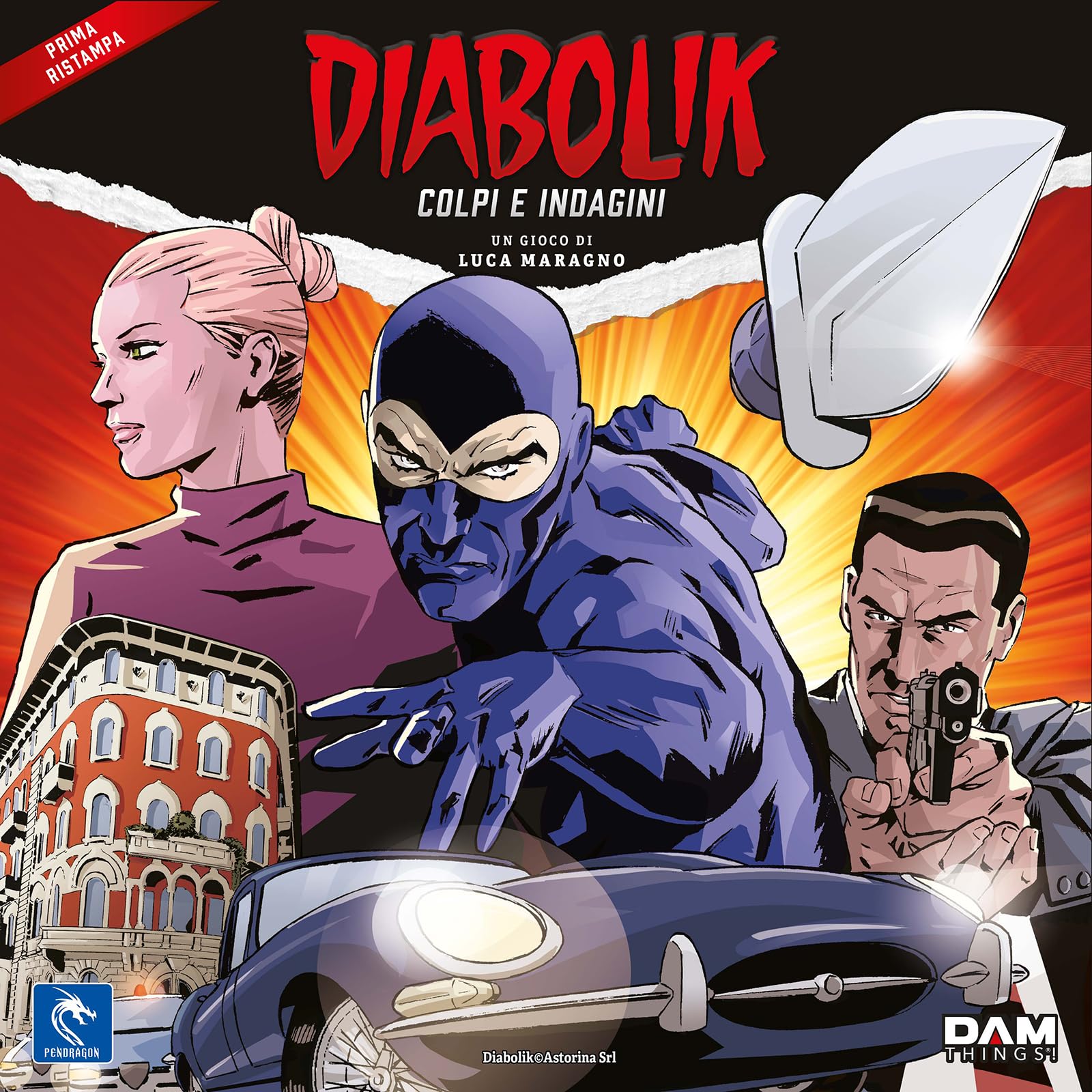 Pendragon - Diabolik - Edizione italiana - Gioco da tavolo - Età 13+ - 2-4 Giocatori