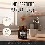 Kiva Raw Manuka Chérie - Certifié UMF 15+, MGO 514+ 100% Véritable Nouvelle-Zélande, Non-OGM, Traçable (8.8oz/250g bouteille)