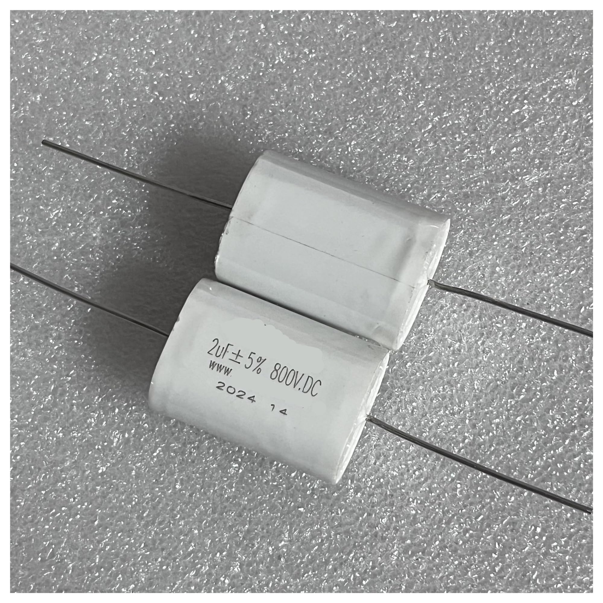 LEOTNNDQ 1pcs MLC-SB Series 2UF 800V DC Copper Foot Protection Film Capacitors